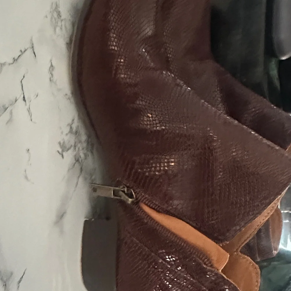 Brown Ankle Boots - Picture 1 of 3